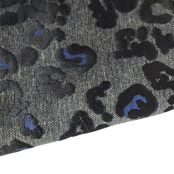 Ann Taylor Leopard Jacquard Floral Skirt - Picture 7 of 11